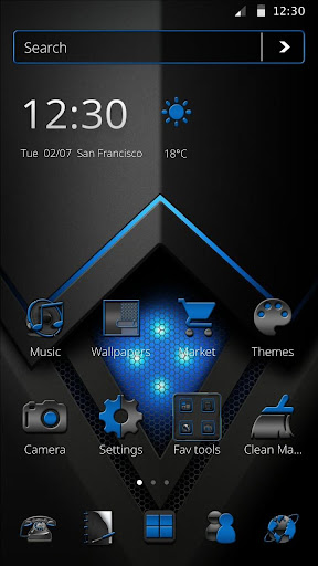 Matte Black Tech Theme