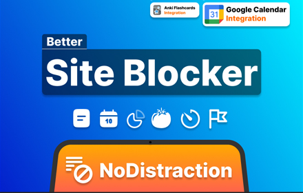 No Distraction | Site Blocker, Productivity small promo image