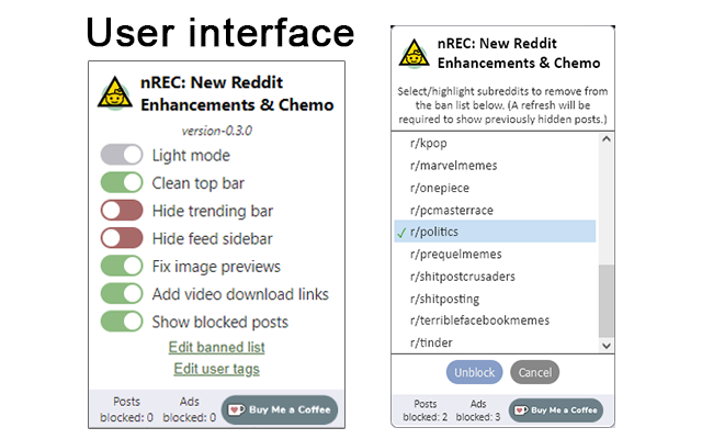 New Reddit Enhancements & Chemo (nREC) Preview image 1