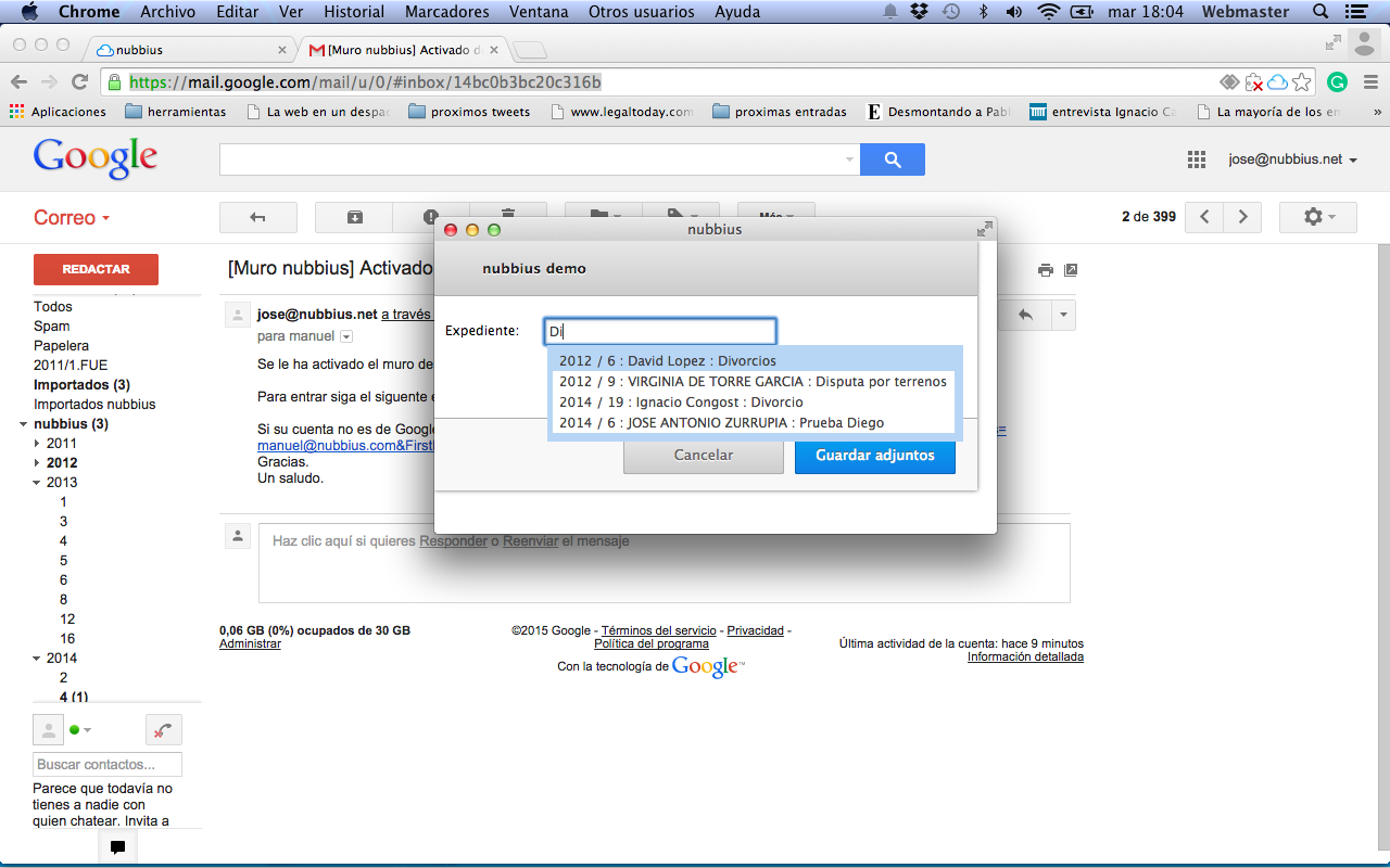 nubbius para Gmail for Work Preview image 6