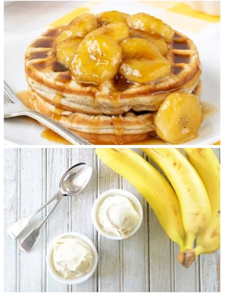 Foster Banana Waffle+ 150ML Icecream