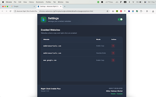 Absolute Right Click Enable Plus screenshot 3