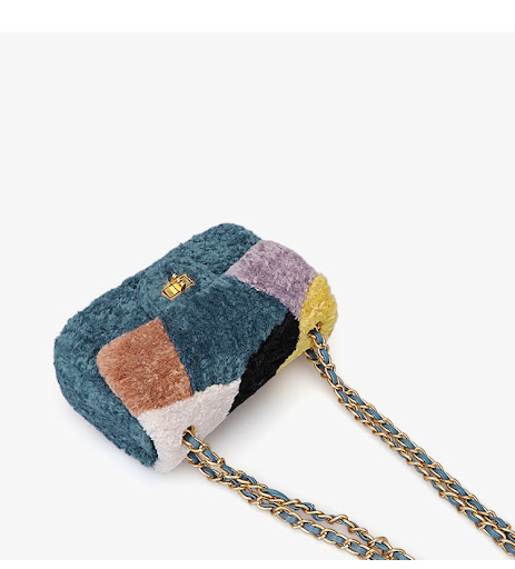 Title 8, Lambskin chain bag for effortless elegance. Sof...