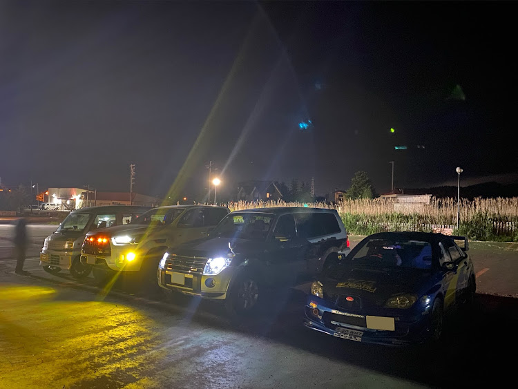 パジェロのローガン・曇り空と愛車・城岱スカイライン・飯テロ・道南ドライブに関するカスタム事例の投稿画像5枚目