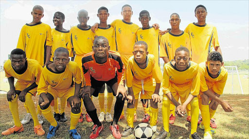 DISAPPOINTED: The EC soccer team of the physically disabled and visually impaired were ready to rumble until their Gauteng opponents failed to show up for a match Picture: ZINGISA MVUMVU