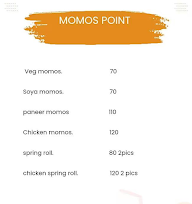 Momo's Point menu 1