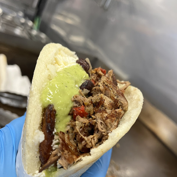 Pork Arepa