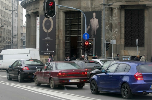 Poziv da se sklone parkirani automobili kod Kule Nebojša u Beogradu zbog moguće poplave