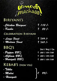 Maman Machaan Kadai menu 2