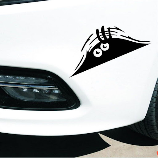 Title 4, Sand Dune Car Sticker Peeking Elf Reflective Wa...