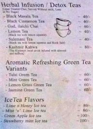 Nukkad Tea Cafe menu 1