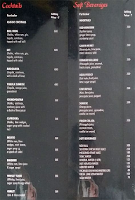 The Corinthians Resort and Club menu 1