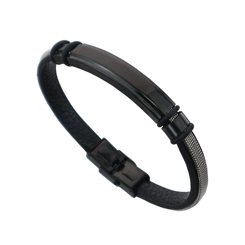 Bracelet en cuir unisexe, s'accorde avec tout. Pour hommes et femmes, un accessoire intemporel et élégant. Le bijou parfait, pour tous les jours.