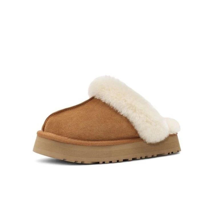 Zapatillas Peludas con Puntera de Nieve de Suela Gruesa Antideslizantes para Máximo Confort y Seguridad en Invierno