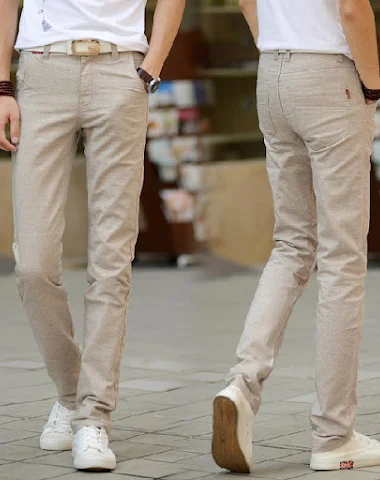 Summer thin ice silk linen casual p - 2