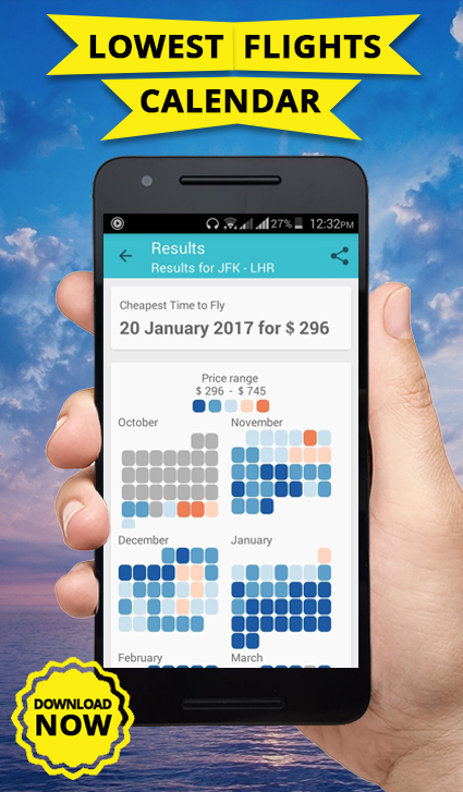 Cheap Flights Calendar - Android Apps on Google Play