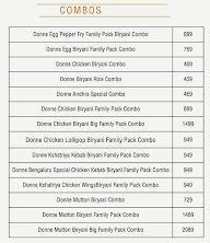 The Desi Village - Donne Biryani menu 3