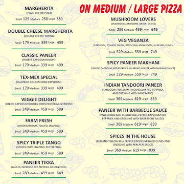 Mom's Magic Pizza And More menu 