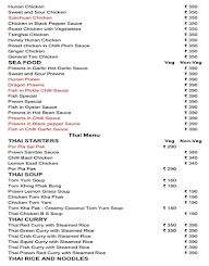 Chufang Chinese Corner menu 1