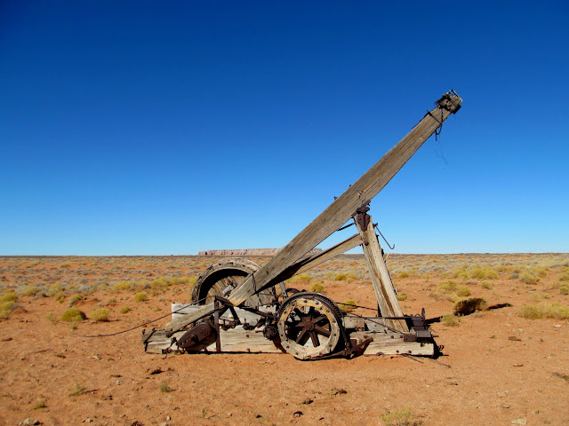 Century-old Tasker oil drilling rig at Texas Hill