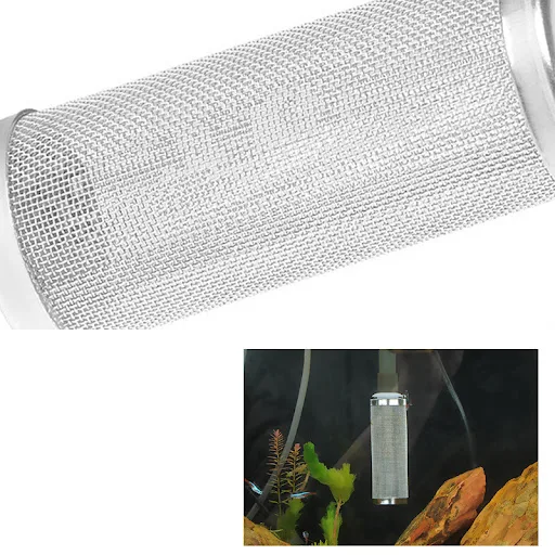 12mm 16mm Gardens Irrigation Aquarium Shrimp Fish Tank Stainless Steel Water Pump Filter Inlet Protective Sleeve Filter 