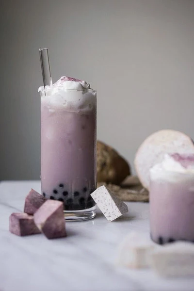 Taro Latte Milk Bubble Tea