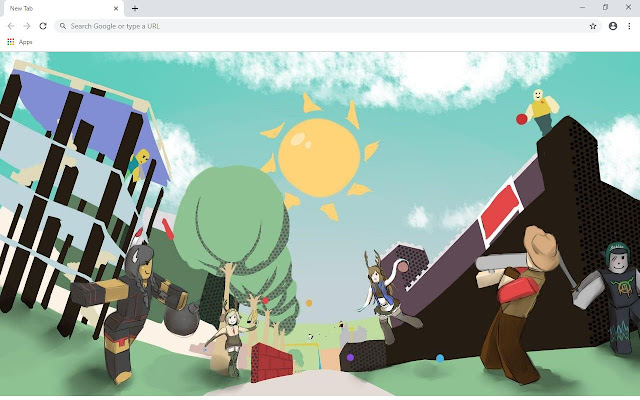 Roblox Wallpapers and New Tab