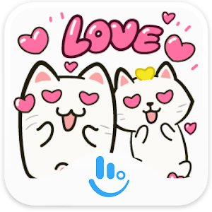 Download Cats CEO Bibi & Yoyo TouchPal Keyboard Sticker For PC Windows and Mac