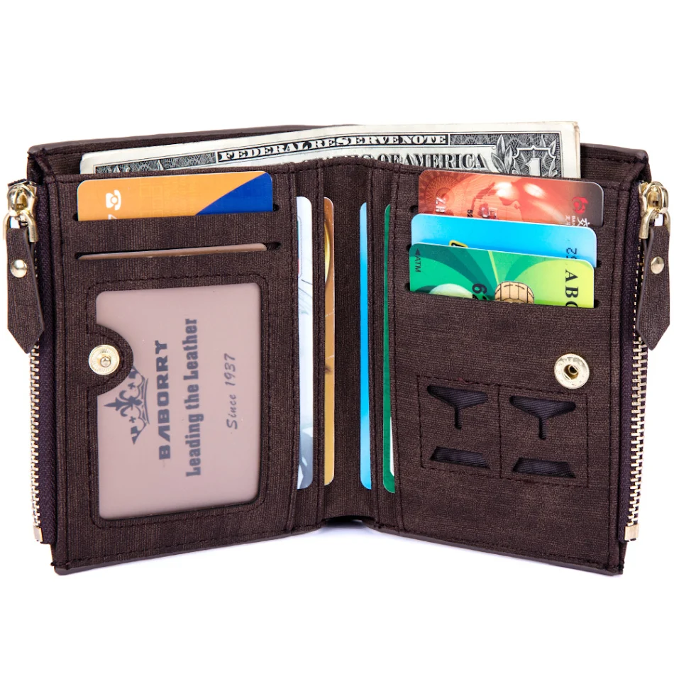 Carteira masculina curta Wish AE antifurto RFID no atacado. Nova carteira para homem, proteção de dados e estilo moderno para você.