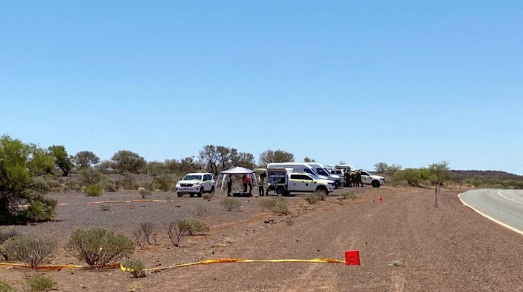 The area where a radioactive capsule was found, near Newman, Australia, on February 1 2023. Picture: WESTERN AUSTRALIAN DEPARTMENT OF FIRE AND EMERGENCY SERVICES VIA REUTERS