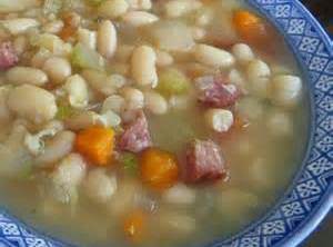 Mama's Ham and White Bean Soup