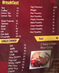 Southey South Indian Fast Food menu 1