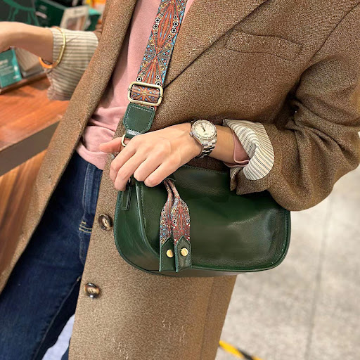 Title 7, Womens Cowhide Single Shoulder Crossbody Bag, ...