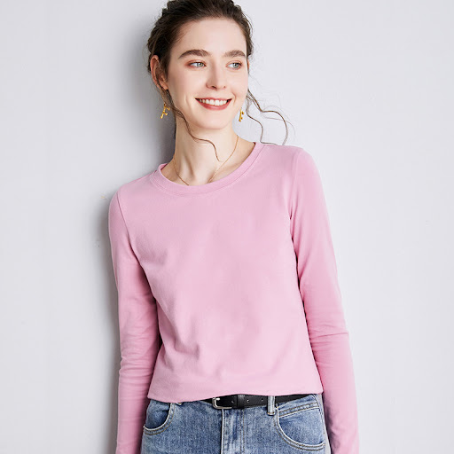 Title 11, Base Shirt Round Neck T-shirt Loose Solid Color...