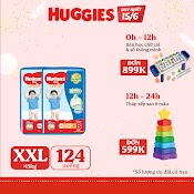 [Hugfeb15 - 10% Max 60K Đơn 400K] Combo 2 Tã Quần Huggies Tràm Trà Tự Nhiên Dry Xxl54 + Tặng 8 Miếng