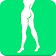 Buttocks, legs and hips workout for home icon