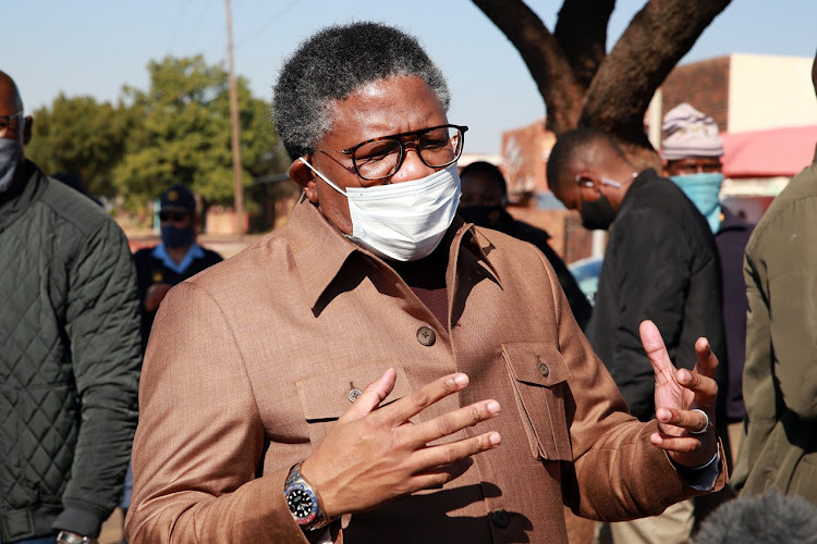 Transport minister Fikile Mbalula.