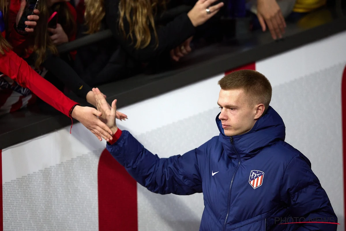 Arthur Vermeeren a passé le cap de la première impression et l'Atlético et reçoit une excellente nouvelle