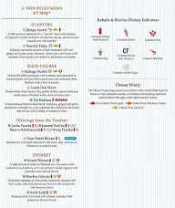 Kebabs & Kurries - ITC Kakatiya menu 4