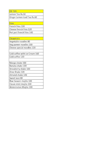 Chaa Sutta menu 