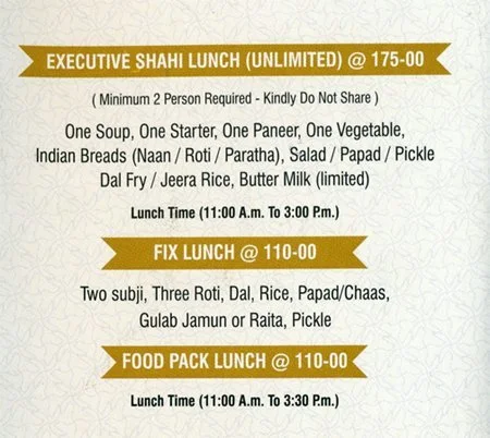 Relish menu 