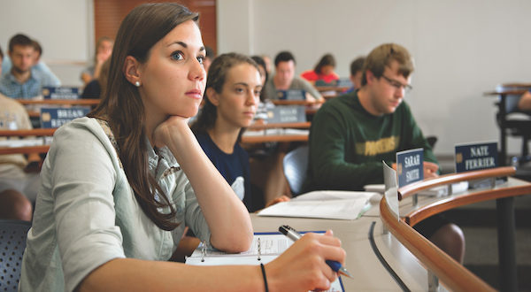 students in class