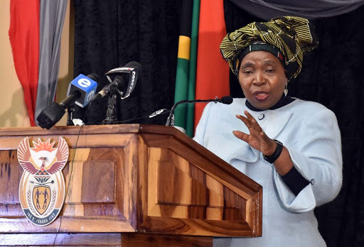 Nkosazana Dlamini-Zuma warns against poverty. / Elmond Jiyane / GCIS