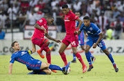 Dean Furman of Supersport United during the Absa Premiership match between SuperSport United and Orlando Pirates at Mbombela Stadium on February 20, 2019 in Nelspruit, South Africa. 