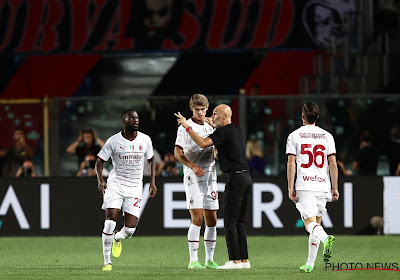 Le coach de Milan satisfait : "Charles De Ketelaere progresse bien"