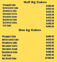 Cakes N Flakes menu 1