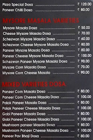 99 Variety Dosa And Pav Bhaji menu 7