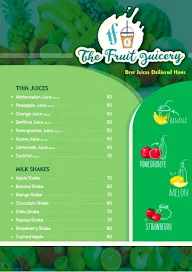 The Fruit Juicery menu 1