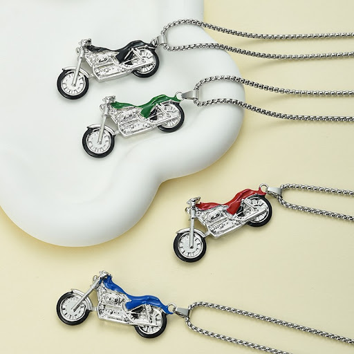 Title 9, Fashion Motorcycle Necklace Hipster Punk Style....