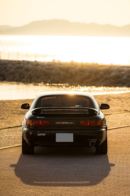 MR2の淡路SA・BBS RG-R・一眼クオリティ・海辺で撮影・阿万海岸海水浴場に関するカスタム事例の投稿画像7枚目